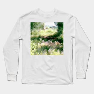 Sparkling abstract forest Long Sleeve T-Shirt